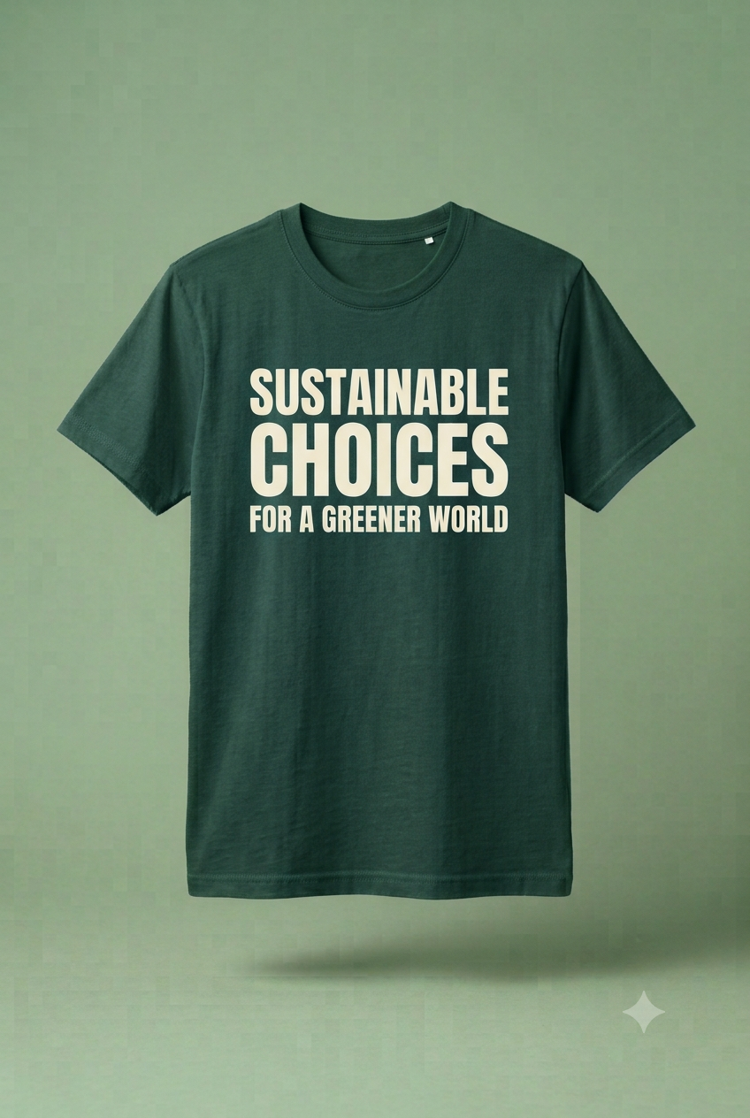 Premium Deep Forest Green Crewneck T-Shirt