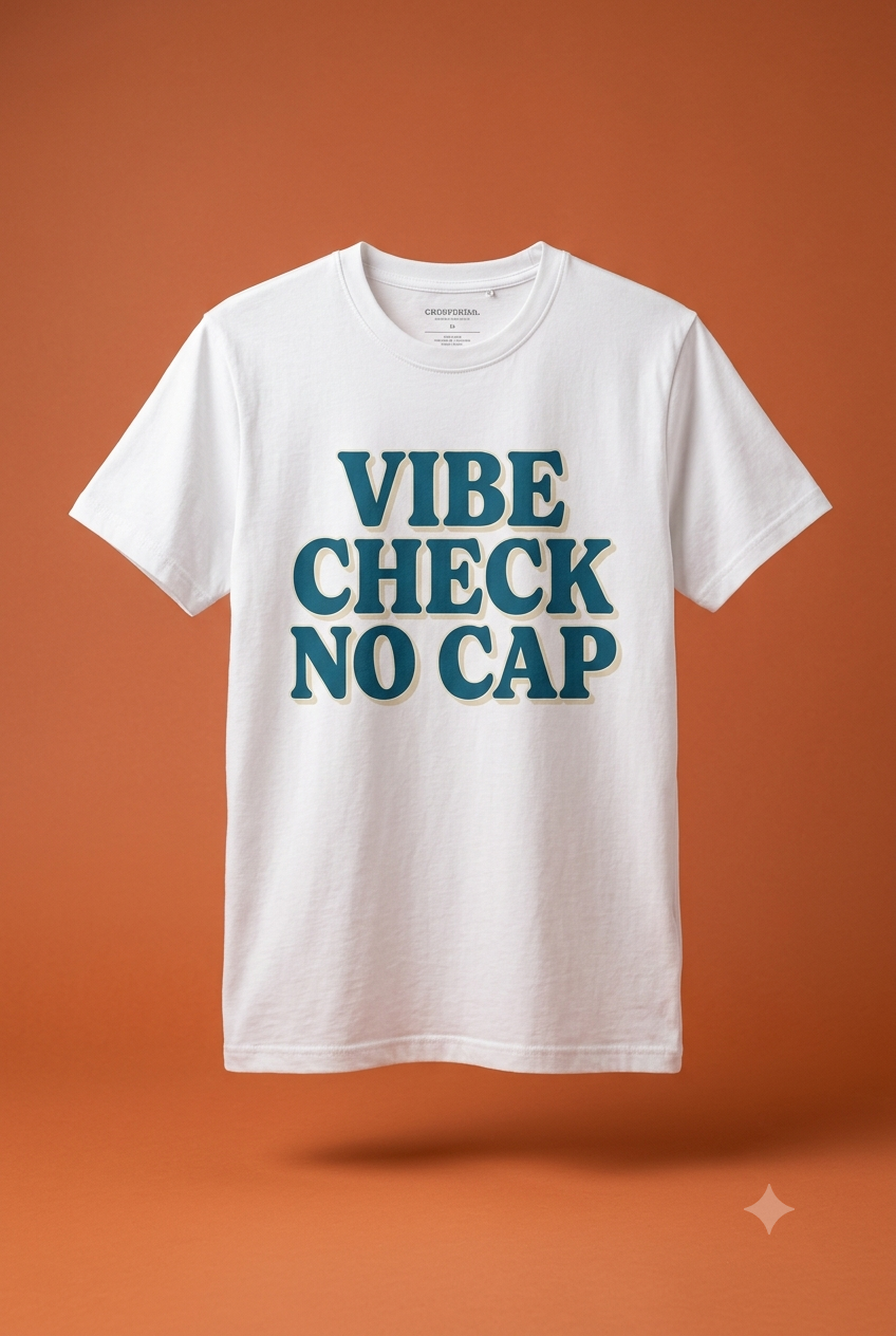 Retro Graphic Crewneck T shirt