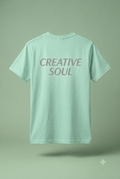 Floating Mint Comfort: A Minimalist Tee